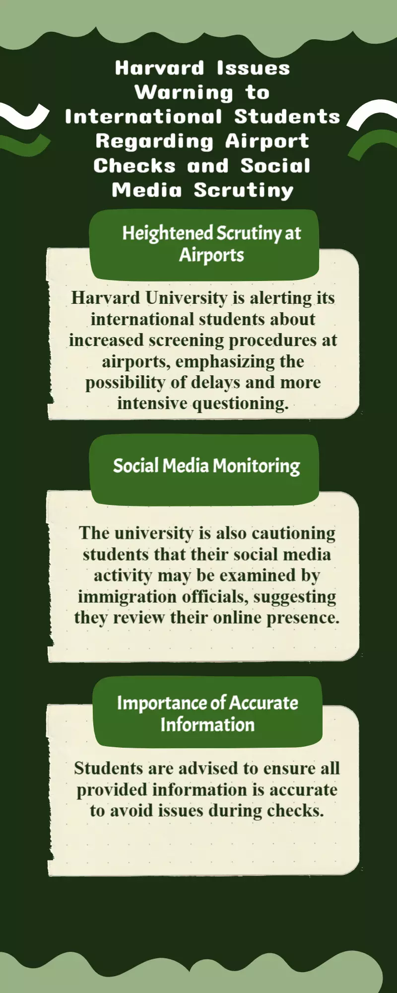 Harvard Warns Global Students: Airport Checks, Social Media Scrutiny