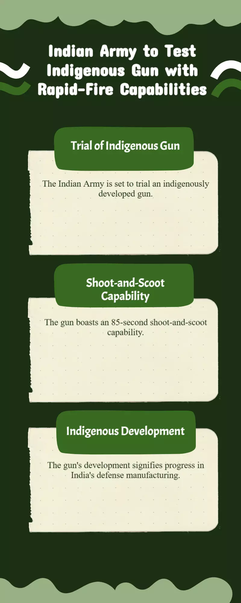 Army to trial indigenous gun with 85-second shoot-and-scoot capability Army to trial indigenous gun with 85-second shoot-and-scoot capability