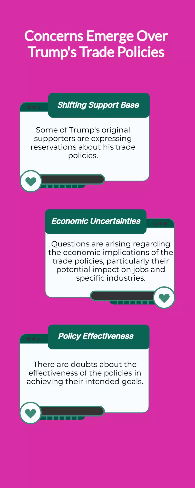Trumps Trade Policies Stir Doubts Among Supporters Trumps Trade Policies Stir Doubts Among Supporters