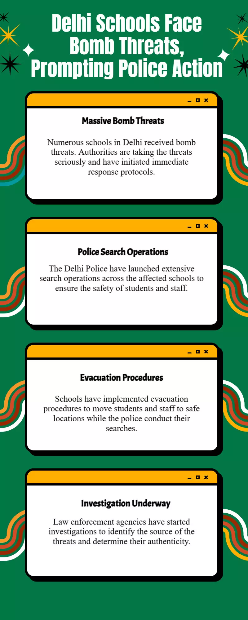 Delhi Schools Receive Bomb Threats, Police Launch Search Operations Delhi Schools Receive Bomb Threats, Police Launch Search Operations
