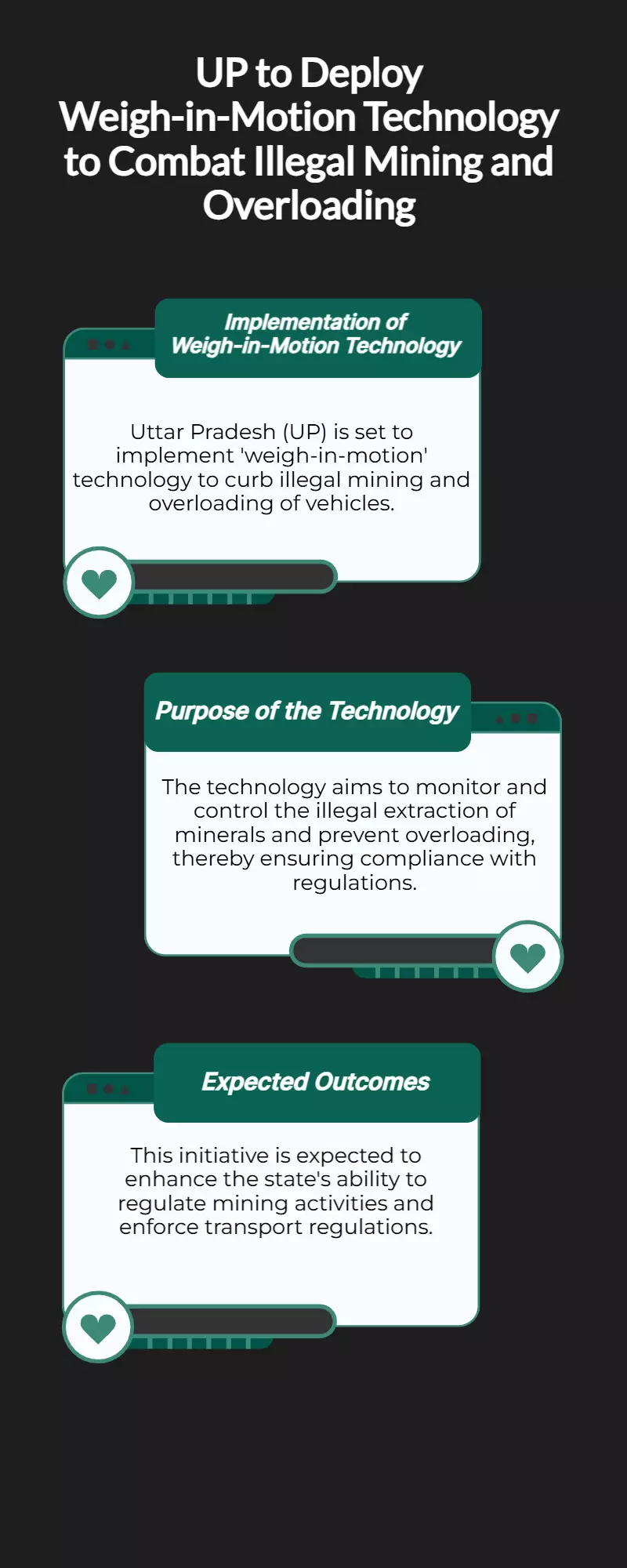 UP to deploy weigh-in-motion tech to fight illegal mining, overloading. UP to deploy weigh-in-motion tech to fight illegal mining, overloading.