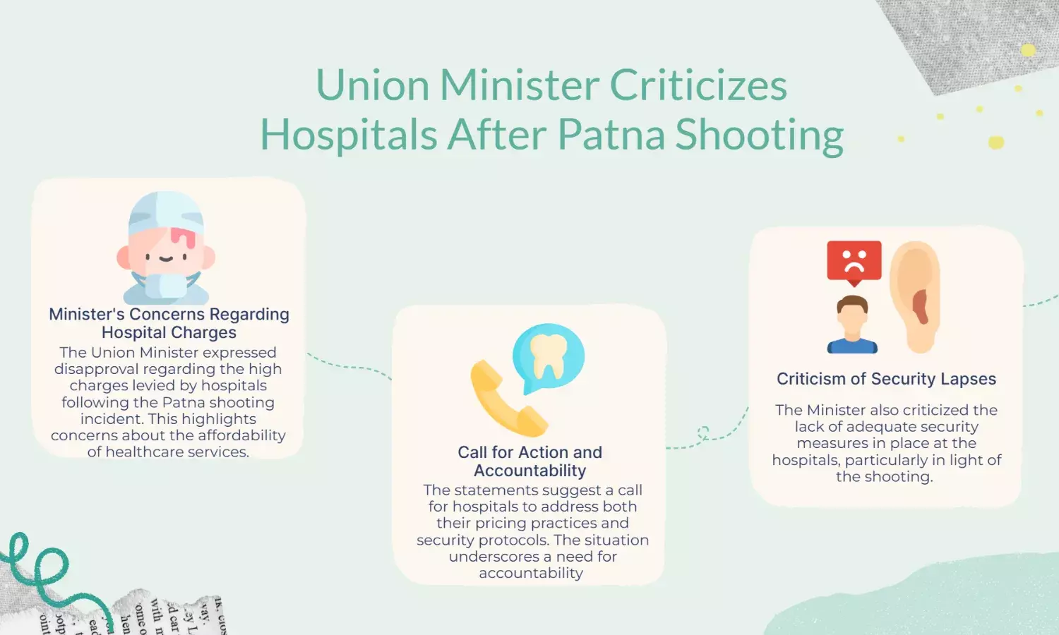 Union Minister Slams Hospitals Over Charges, Lack of Security Post-Patna Shooting