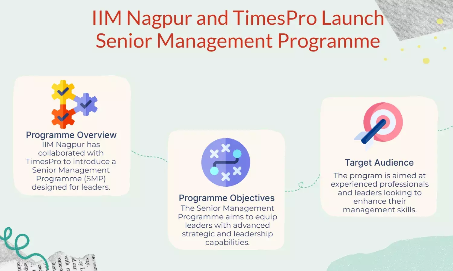 IIM Nagpur & TimesPro launch Senior Management Programme for leaders.