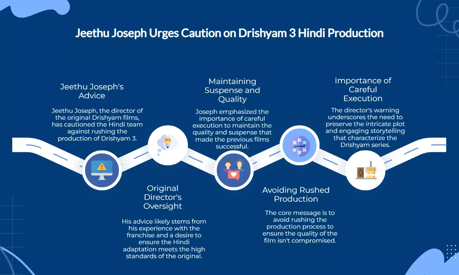 Jeethu Joseph warns Drishyam 3 Hindi team against rushing production