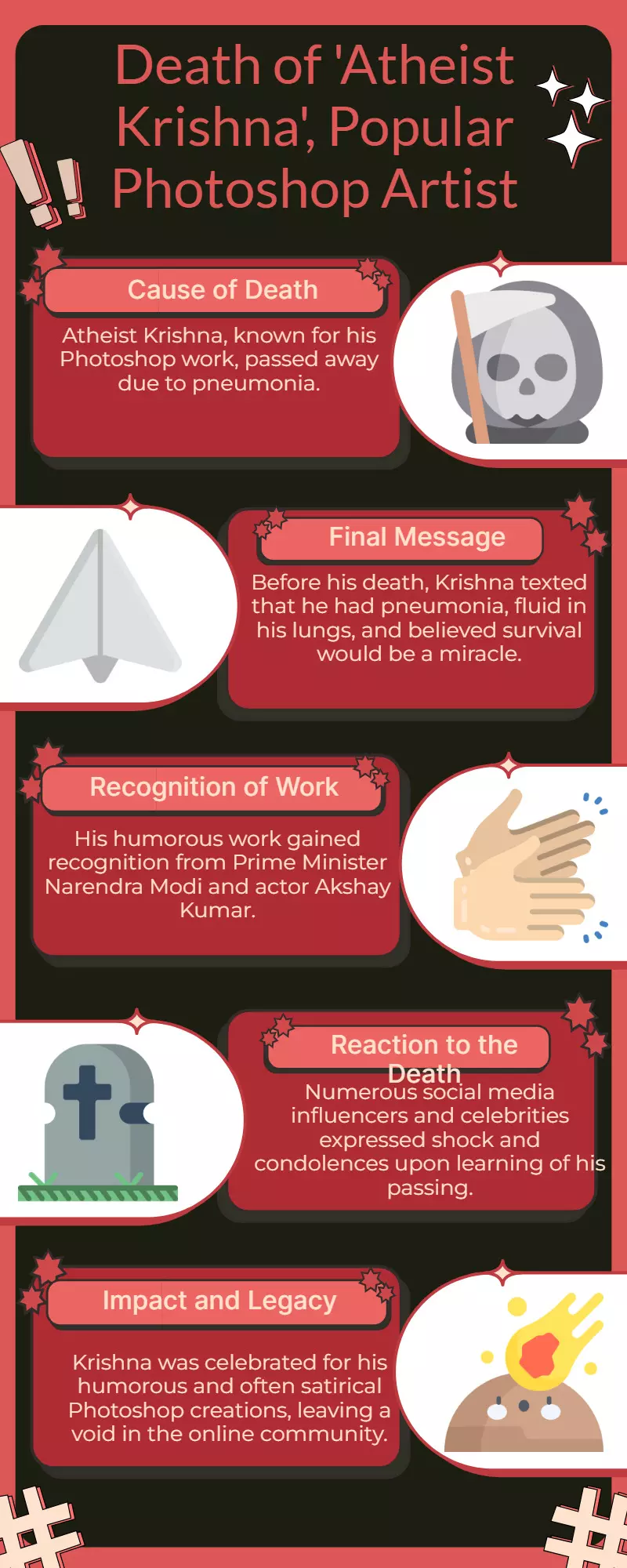 Days before death, Atheist Krishna texted: ‘It’ll be a miracle if I survive’ Days before death, Atheist Krishna texted: ‘It’ll be a miracle if I survive’