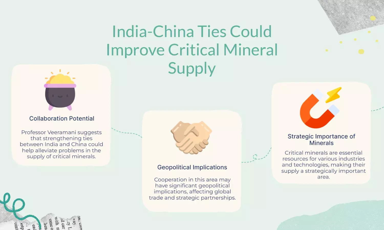 India-China ties can ease critical mineral supply woes: Prof Veeramani