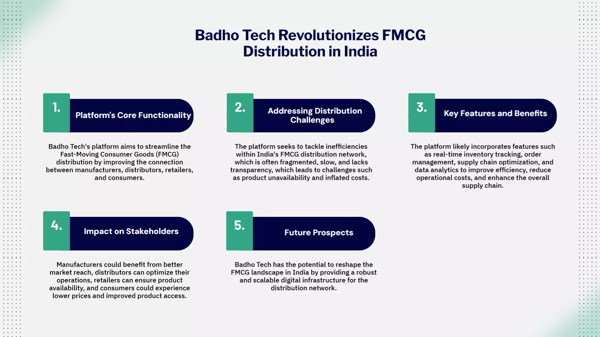 Badho Tech launches platform to fix Indias broken FMCG distribution