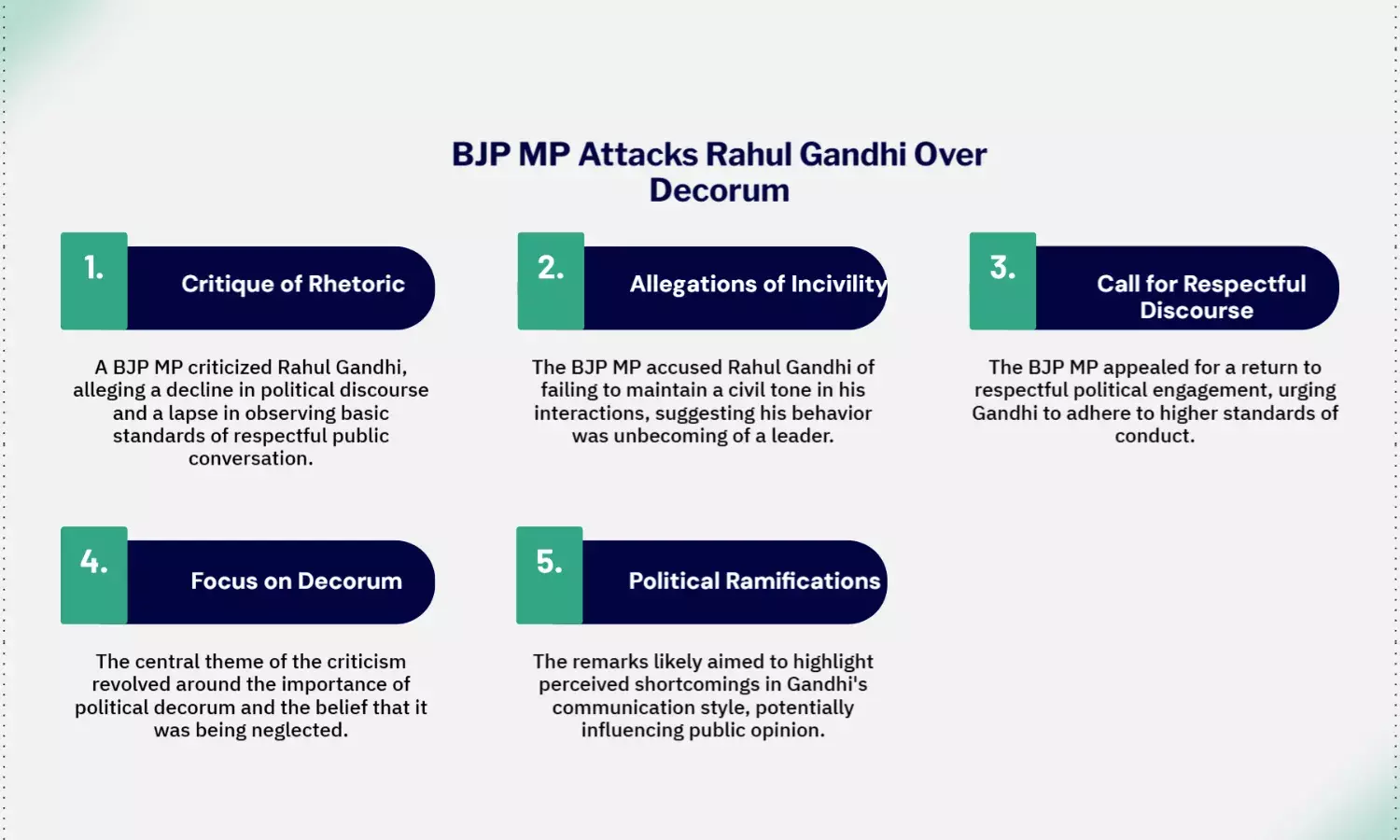 BJP MP Prasad Slams Rahul Gandhi Over Forgotten Decency