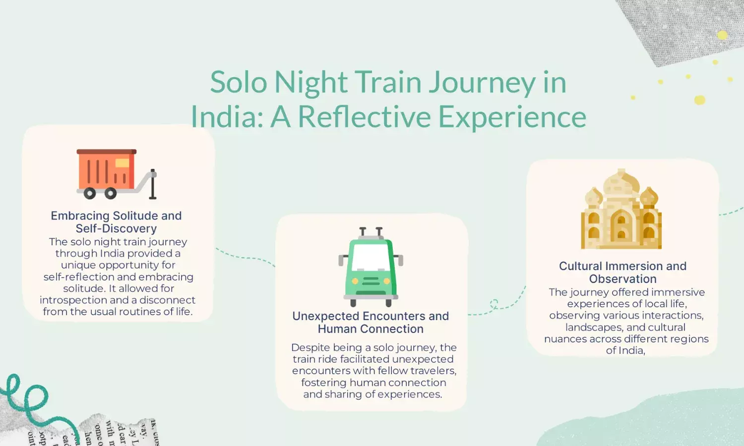 Woman recounts heartfelt solo night train journey across India