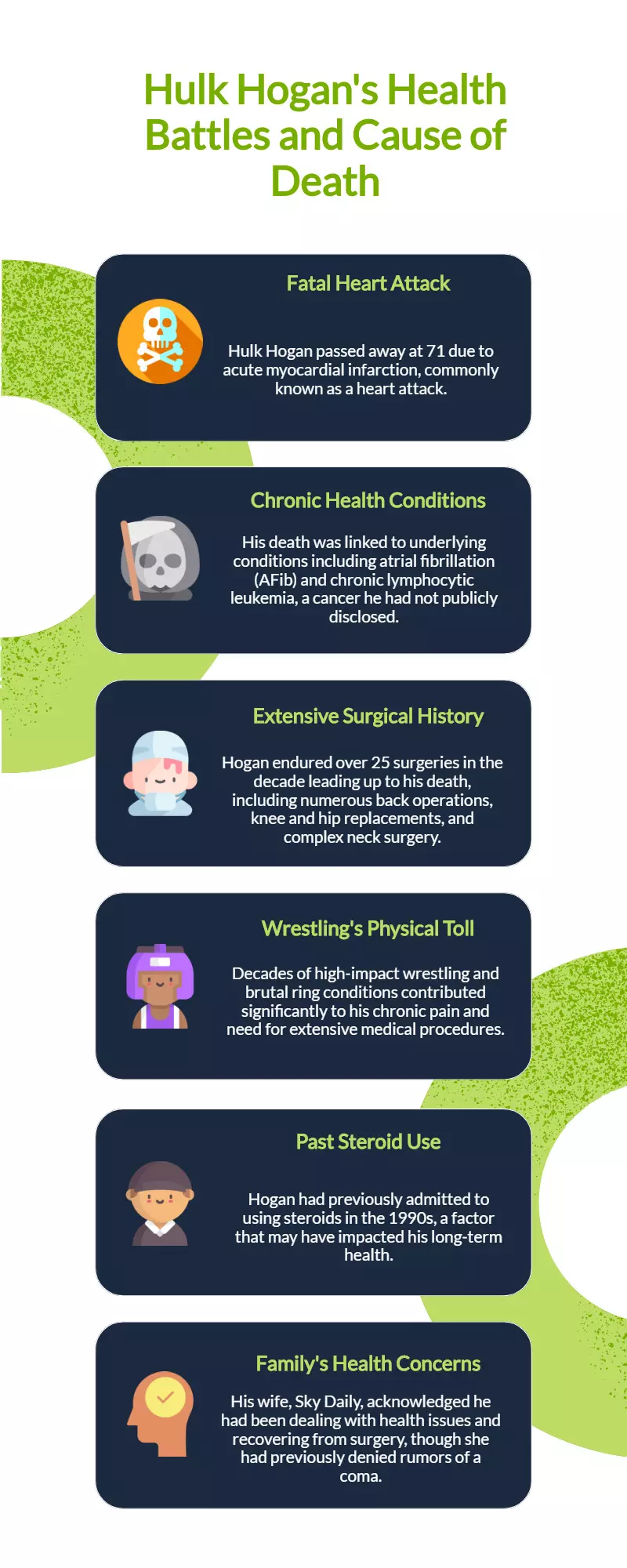 Hulk Hogans Death Cause & Health Struggles Revealed in Report Hulk Hogans Death Cause & Health Struggles Revealed in Report