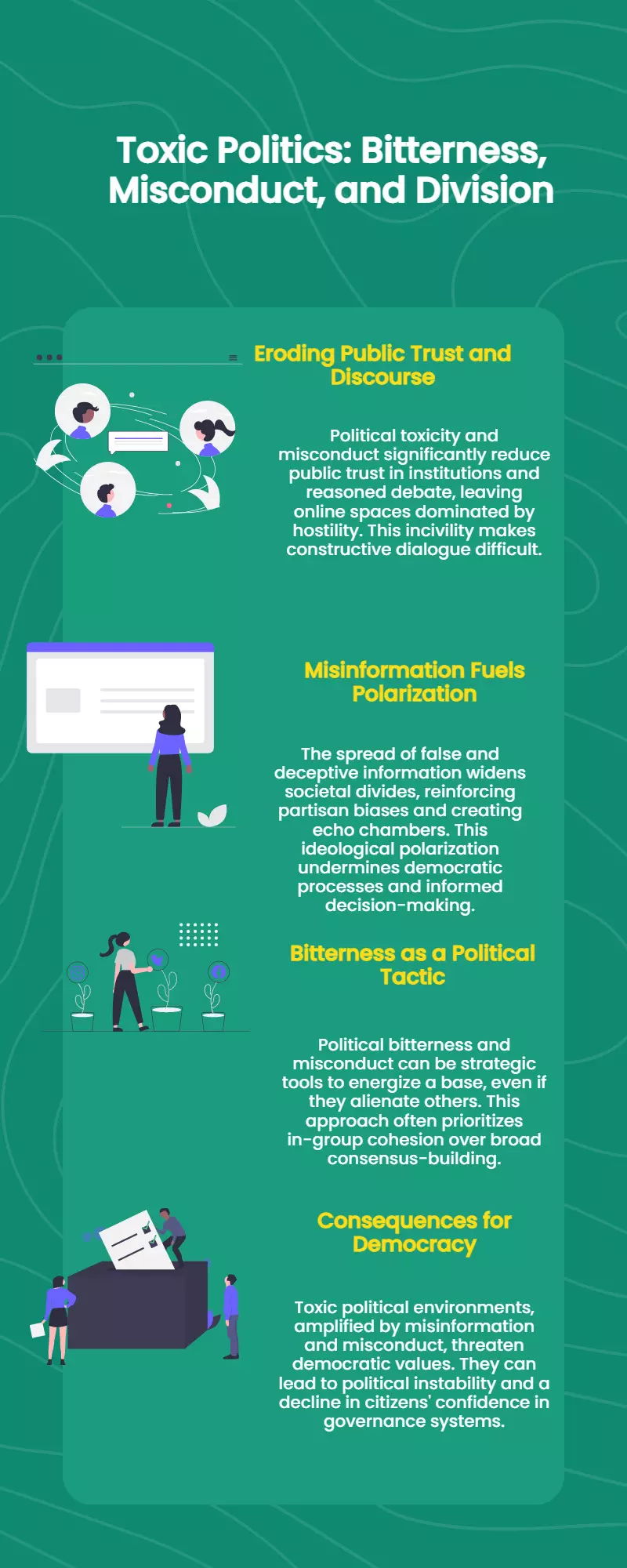 When Politics Turns Toxic with Bitterness and Misconduct When Politics Turns Toxic with Bitterness and Misconduct