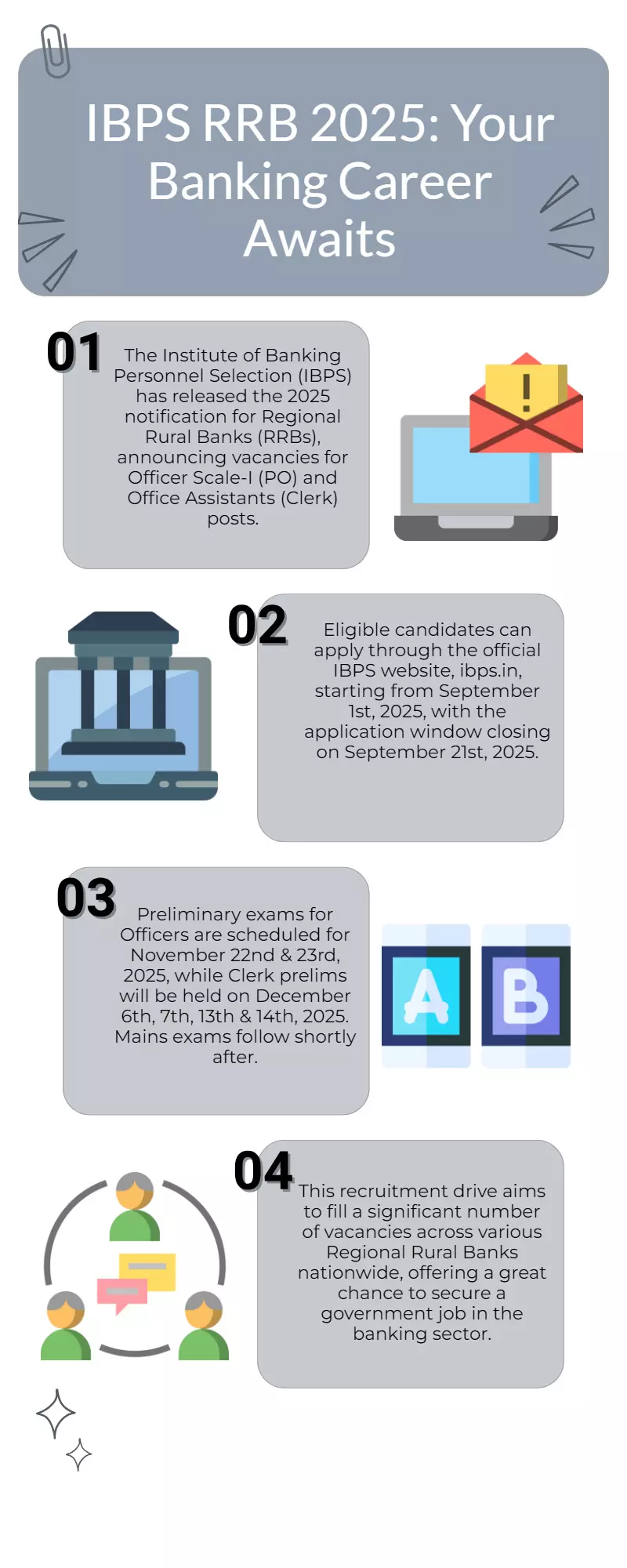 IBPS RRB PO, Clerk 2025 Notification Out, Apply at ibps.in IBPS RRB PO, Clerk 2025 Notification Out, Apply at ibps.in