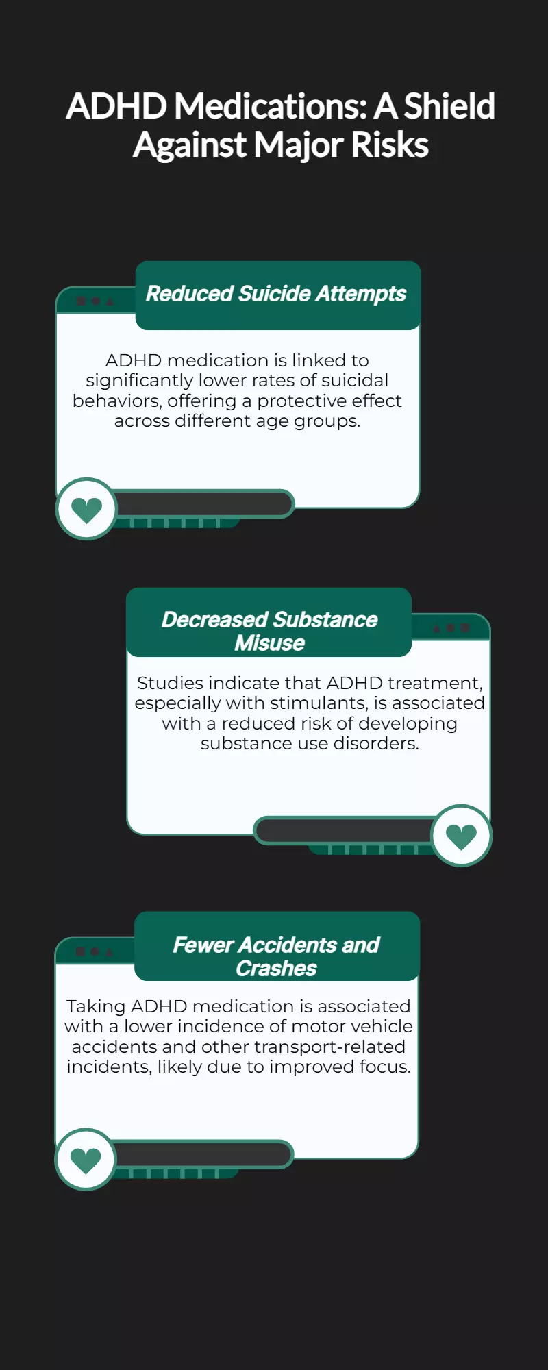 ADHD Medications May Lower Suicide, Addiction, Accident Risk ADHD Medications May Lower Suicide, Addiction, Accident Risk