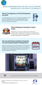 World Refrigeration Day 2024: Date, History, Importance, and How To Celebrate