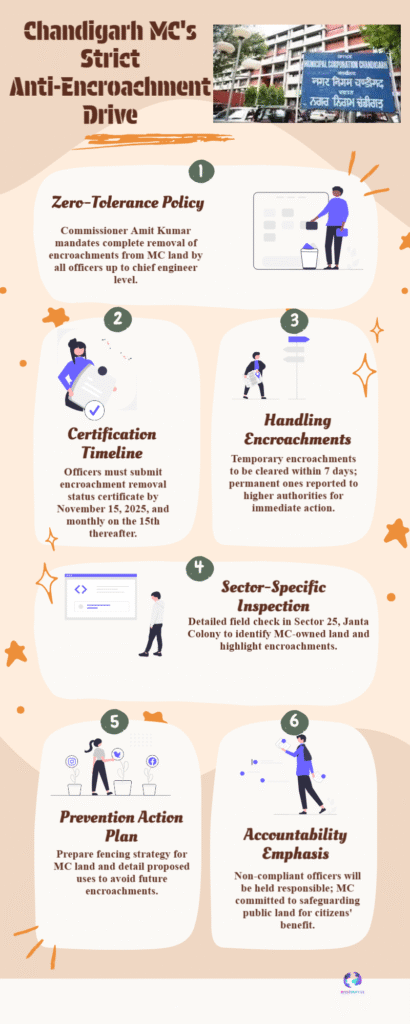 Chandigarh Takes Bold Step: MC Chief Orders Swift Action to Reclaim Encroached Public Land 6 Chandigarh