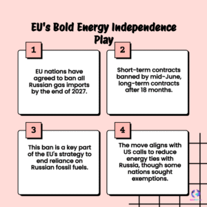 EU Agrees Joint Position to Phase Out Russian Gas by End of 2027