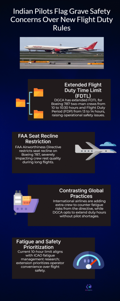 Indian pilots warn of safety risk after DGCA extends flight duty hours 6 Pilots