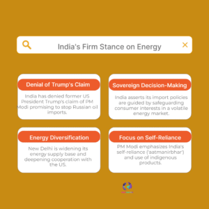 “Trump’s ‘destroy career’ jibe at Modi” — India issues firm denial and energy-policy rebuttal