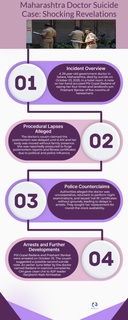 Shocking Twist in Satara Doctor Suicide: Family Accuses Police of Postmortem Negligence 6 Suicide