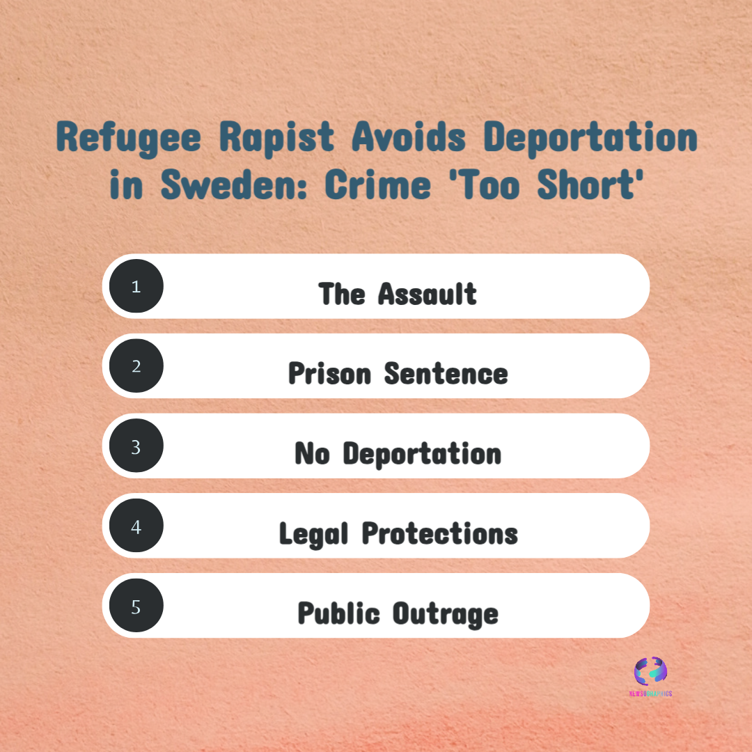 Refugee Not Deported After Rape Conviction — Swedish Court Rules 5 Refugee