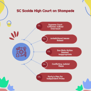 Supreme Court Rebukes Madras HC Over Karur Stampede SIT Order