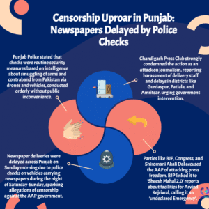 Punjab News Freeze: Opposition Slams ‘Press Block’ as Police Cite Security Alert