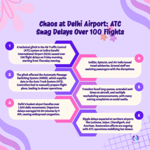Delhi Airport Chaos: Massive ATC Glitch Grounds Flights, Passengers Face Hours of Delay