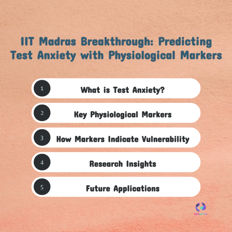IIT Madras Discovery Reveals True Indicators of Test Anxiety: 81% of Students Affected