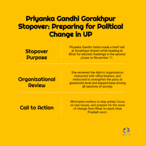 Priyanka Gandhi Challenges Status Quo: Urges UP Workers to Drive Political Change After Bihar Setback