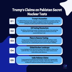 Pakistan in Peril: Trump’s Explosive Claim on Secret Nuclear Tests Sparks Global Shock