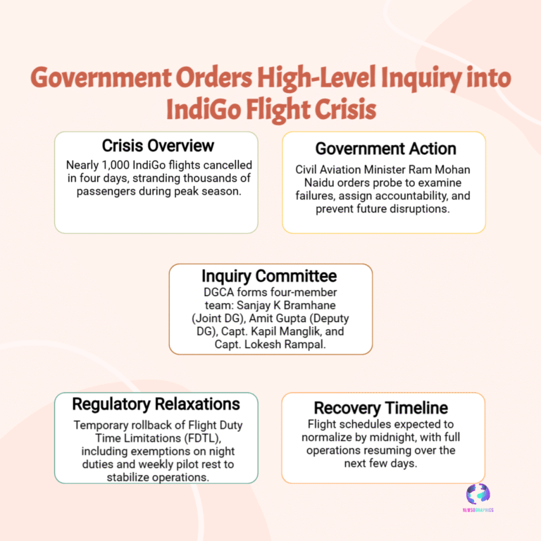IndiGo Flight Crisis Government Orders High-Level Inquiry— What We Know