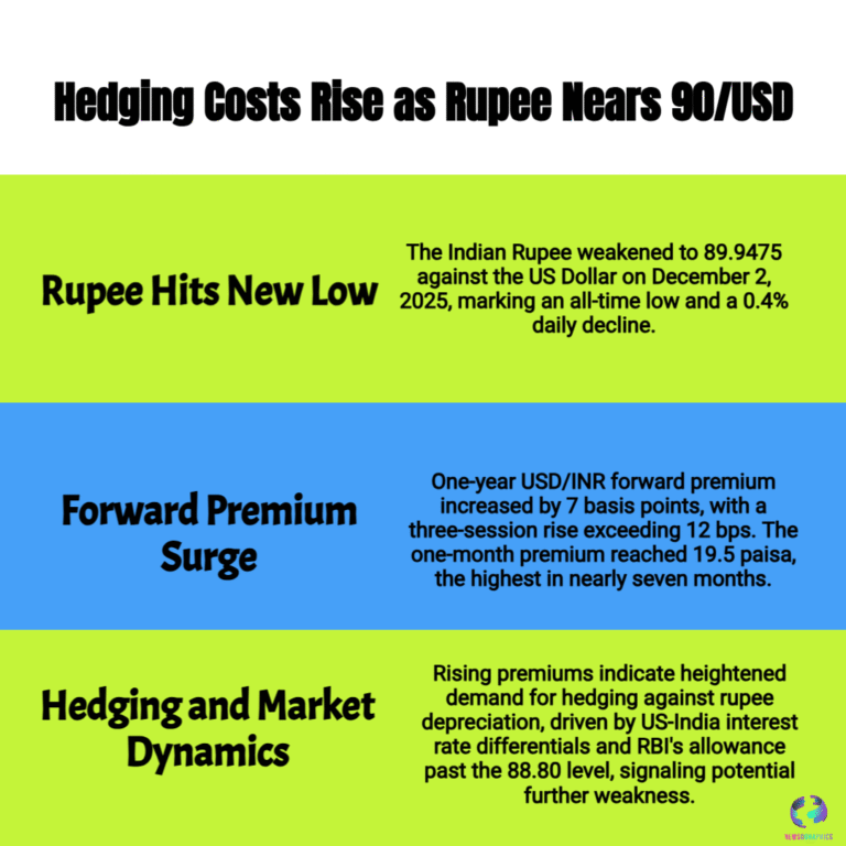 Rupee Crisis: Hedging Against Rupee Weakness Turns Costly as US Dollar Nears ₹90 Mark