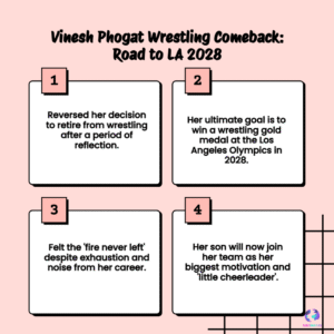 Vinesh Phogat Announces Comeback: Impact on Indian Wrestling and Road to LA 2028