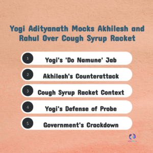 Yogi Adityanath Mocks Akhilesh, Rahul Over ‘Cough Syrup Racket’ Jibe in UP Political Clash