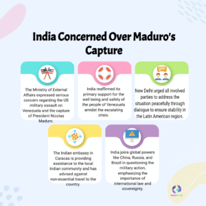 India Voices Deep Concern Over US Trump Remarks on Capturing Venezuela President Maduro